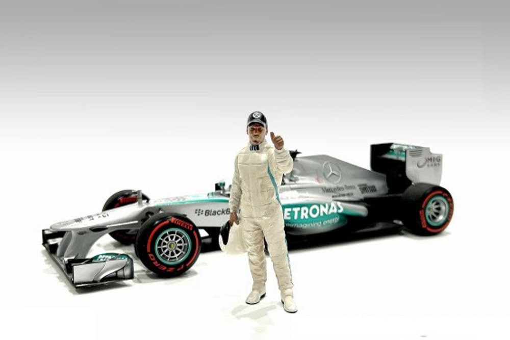 Racing Legends - The 2000s Driver A, Cream/Ivory - American Diorama 76357 - 1/18 Scale Figurine