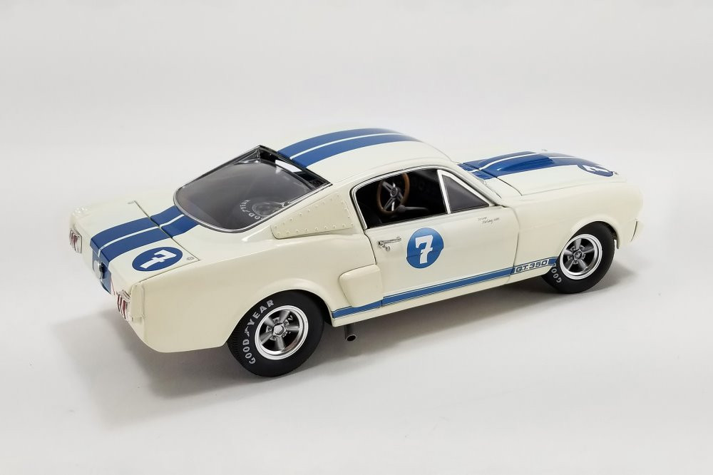 1965 Shelby G.T. 350R #7, White - Acme A1801814 - 1/18 Scale