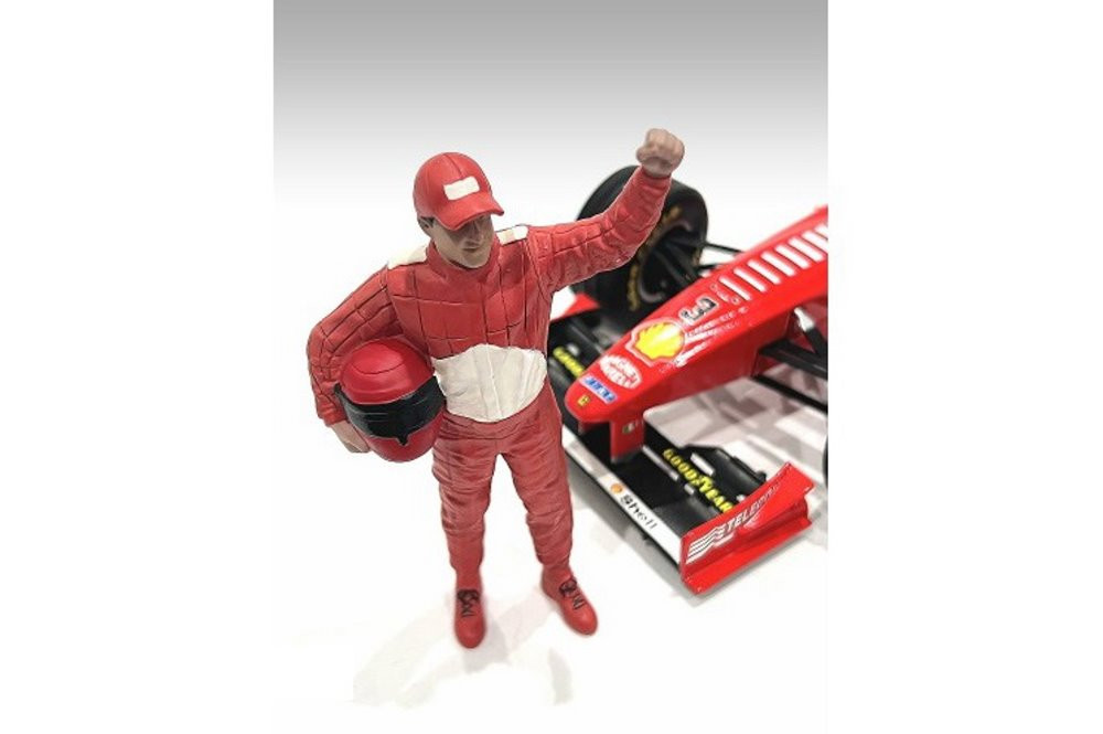 Racing Legends - The 90s Driver B, Red - American Diorama 76356 - 1/18 Scale Figurine