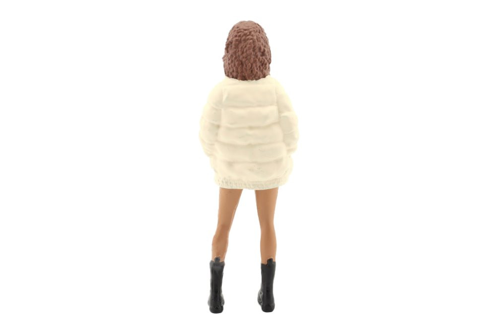 Hip Hop Girls Figure 3, White - American Diorama 24103 - 1/24 Scale Figurine - Diorama Accessory