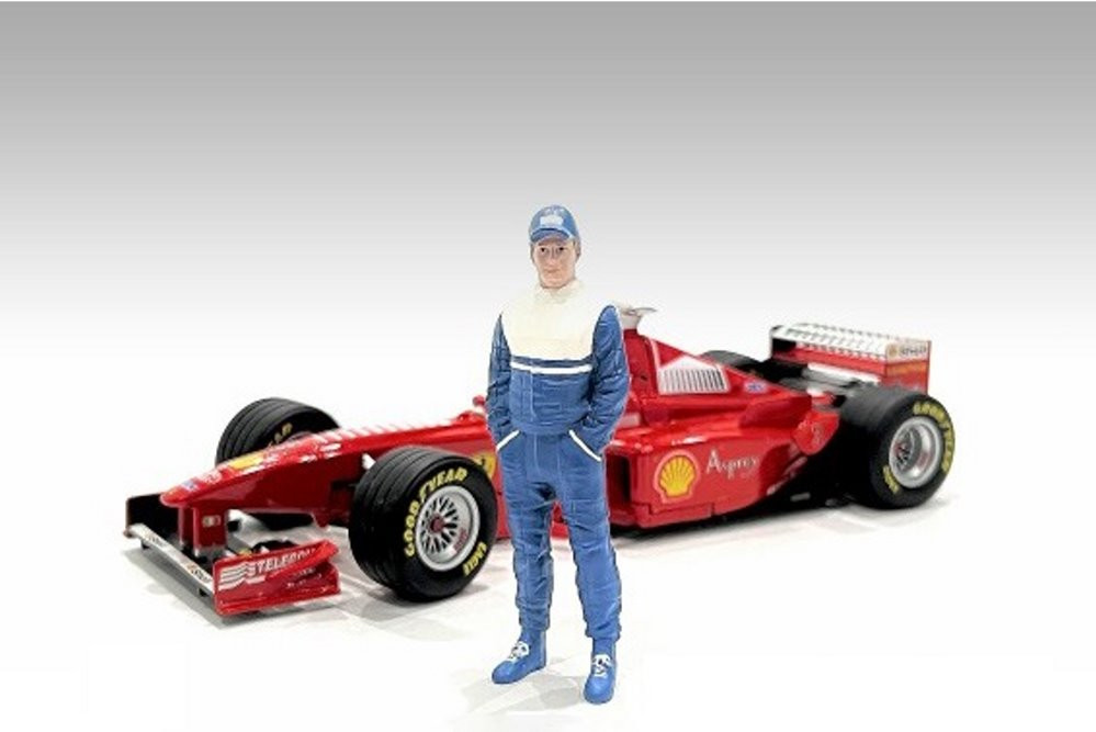 Racing Legends - The 90s Driver A, Blue - American Diorama 76355 - 1/18 Scale Figurine