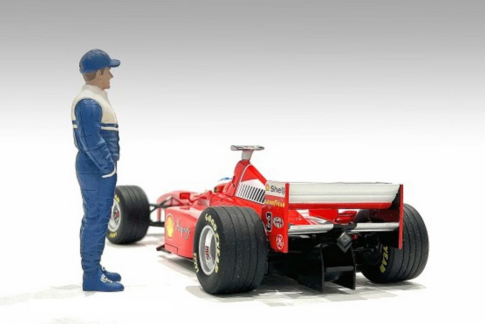 Racing Legends - The 90s Driver A, Blue - American Diorama 76355 - 1/18 Scale Figurine