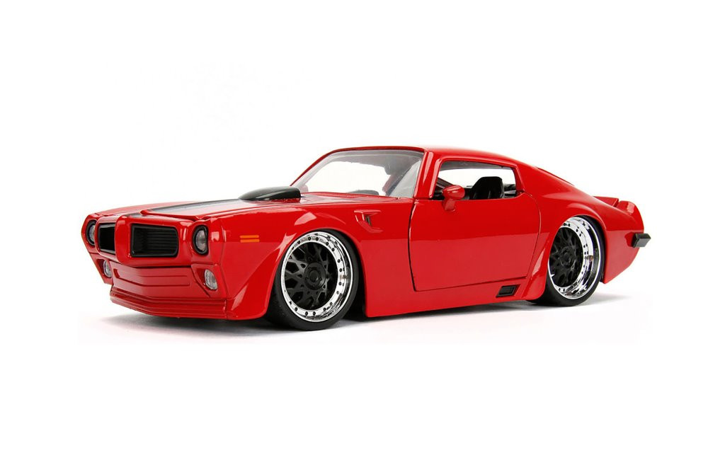 1972 Pontiac Firebird, Red - Jada Toys 99582/4 - 1/24 Scale Diecast Model Toy Car