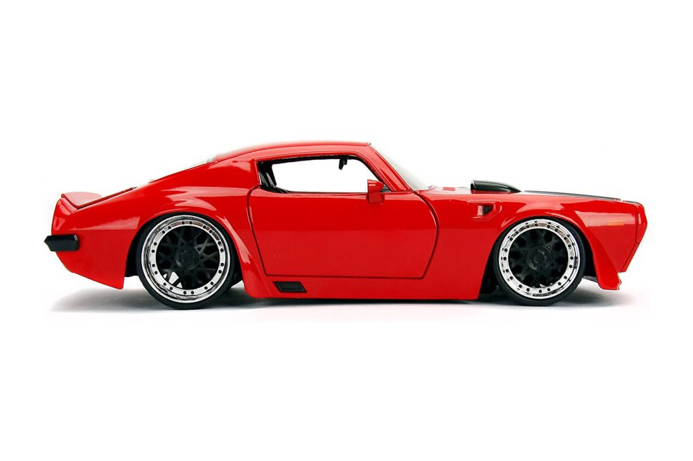 Voiture Miniature Jada Toys 1:24 - Pontiac Firebird 1972 Rouge - Série Big Time Muscle - Neuf Boîte Fermée - 99582