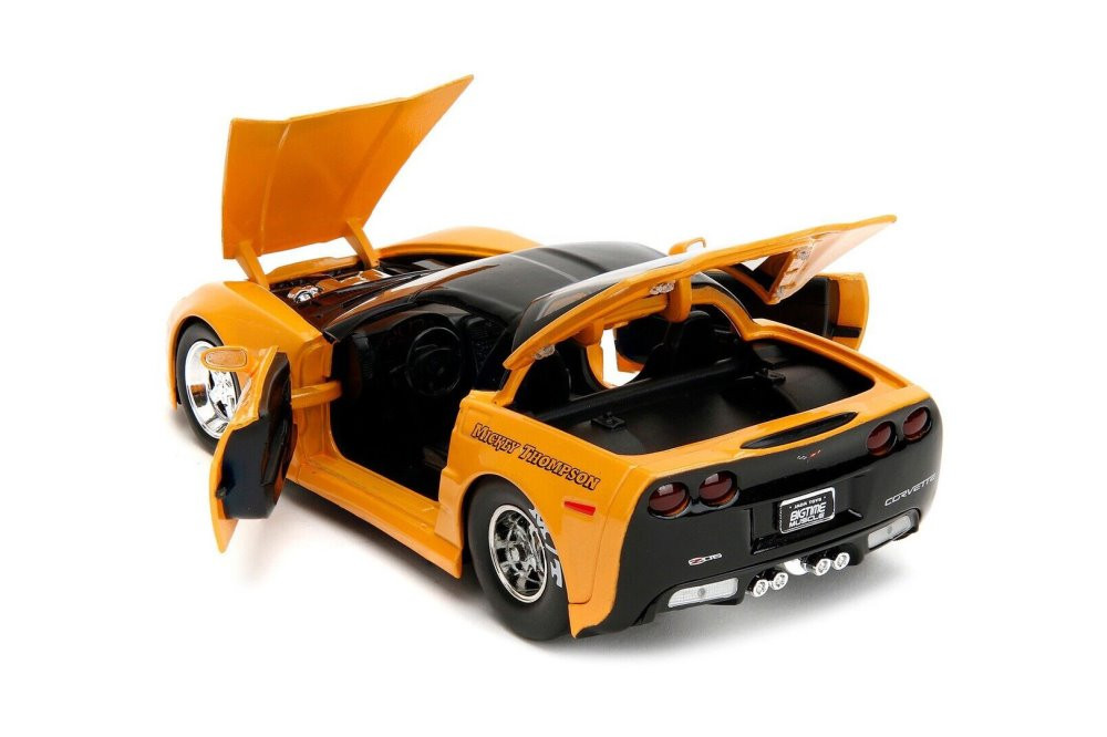 2006 Chevy Corvette Z06, Yellow - Jada Toys 34204/4 - 1/24
