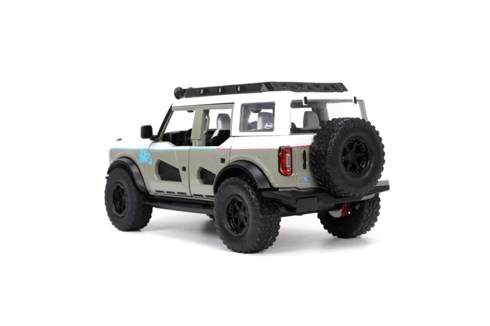2021 Ford Bronco, Gray - Jada Toys 33299 - 1/24 Scale Diecast Model Toy Car