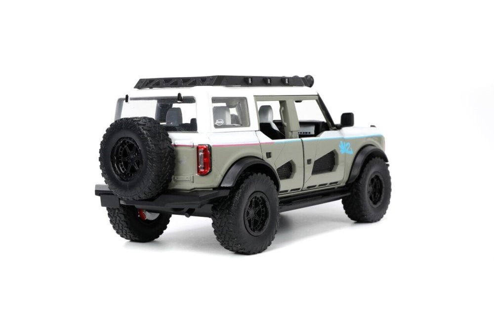 2021 Ford Bronco, Gray - Jada Toys 33299 - 1/24 Scale Diecast Model Toy Car