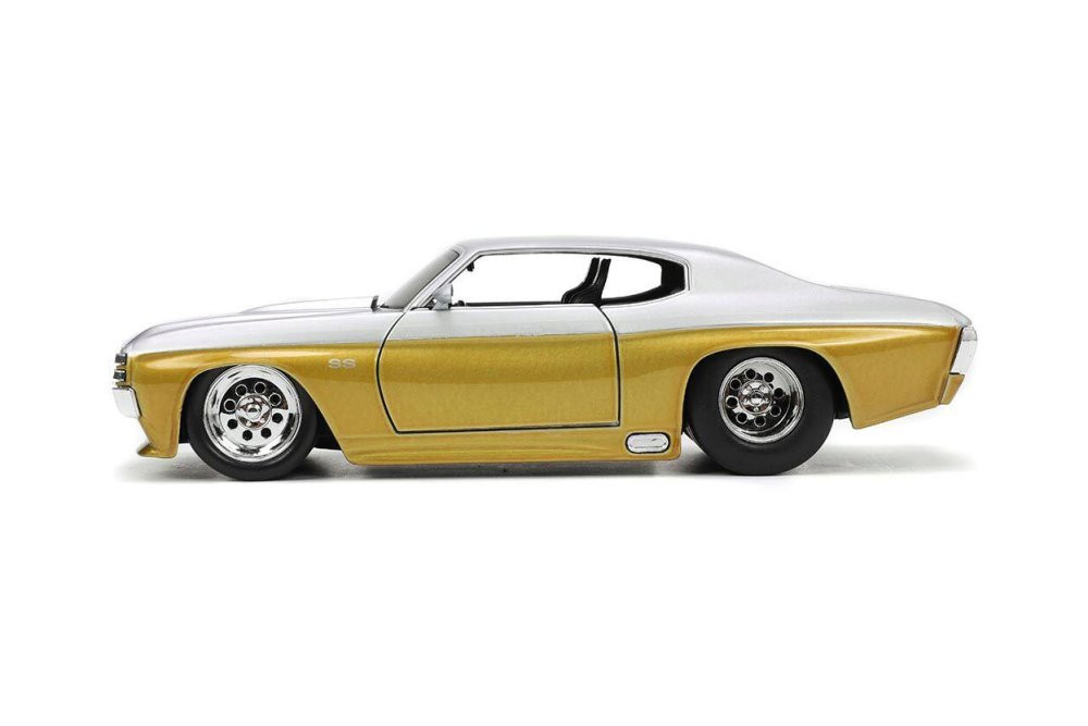 1970 Chevy Chevelle SS, Gold and Silver - Jada Toys 34116 - 1/24
