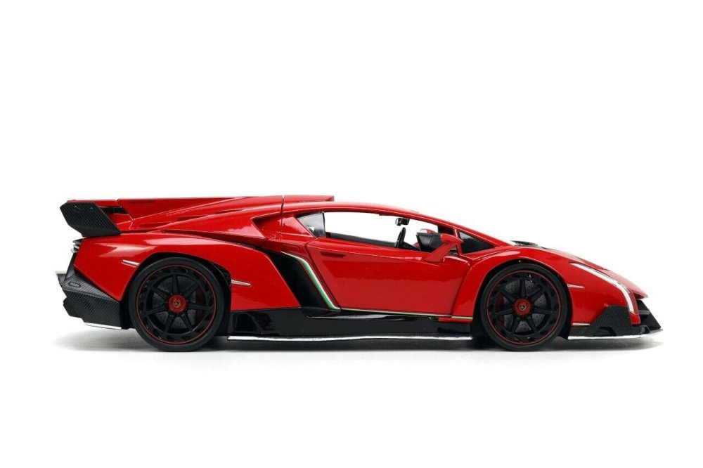 Lamborghini Veneno , Red - Jada Toys 34212/4 - 1/24 Scale Diecast