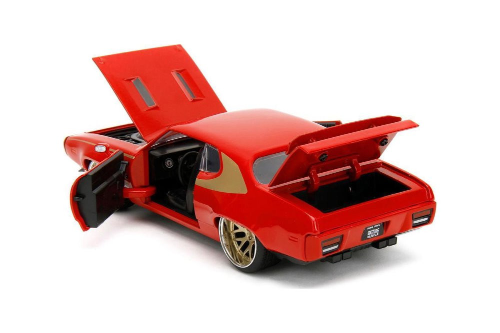 JADATOYS 1:24 BTM 1972 Plymouth GTX Grey JADATOYS1/24Scale