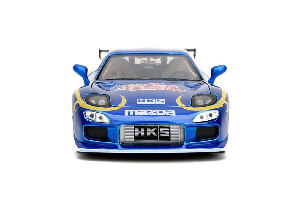 1993 Mazda RX-7 w/ Chun-Li Figure, Street Fighter - Jada Toys 30838 - 1/24 Scale Diecast Car