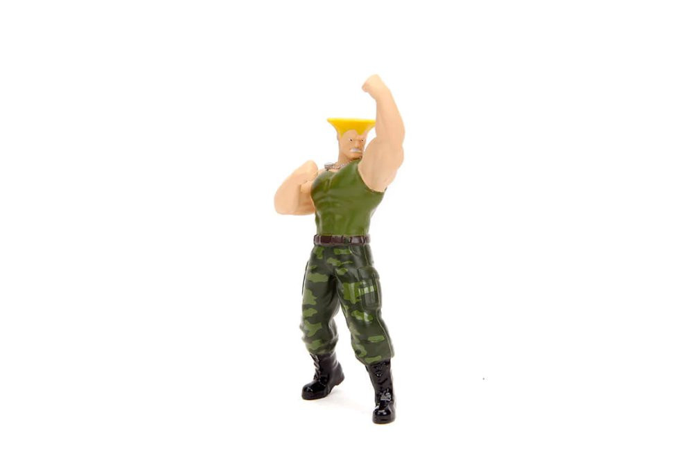 1956 Ford F-100 Pickup w/ Guile Figure, Street Fighter - Jada Toys 34373 - 1/24 Scale Diecast Car