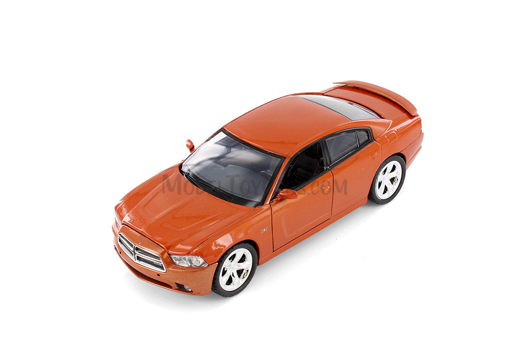 2011 Dodge Charger R/T, Orange - Showcasts 77354OR - 1/24 Scale