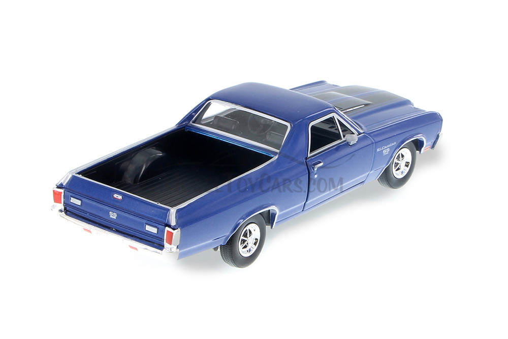 1970 Chevy El Camino SS 396, Blue - Showcasts 71347BU - 1/24 Scale Diecast Model Toy Car