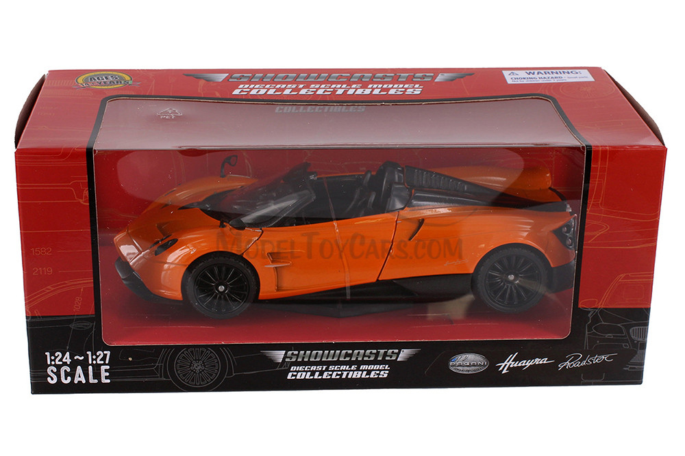 Pagani Huayra Roadster, Orange - Showcasts 71354OR - 1/24 Scale