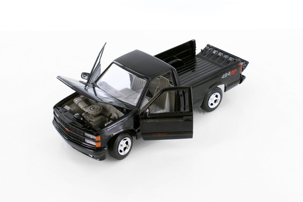 1992 Chevy 454 SS, Black - Showcasts 77203BK - 1/24 Scale Diecast Model Toy Car