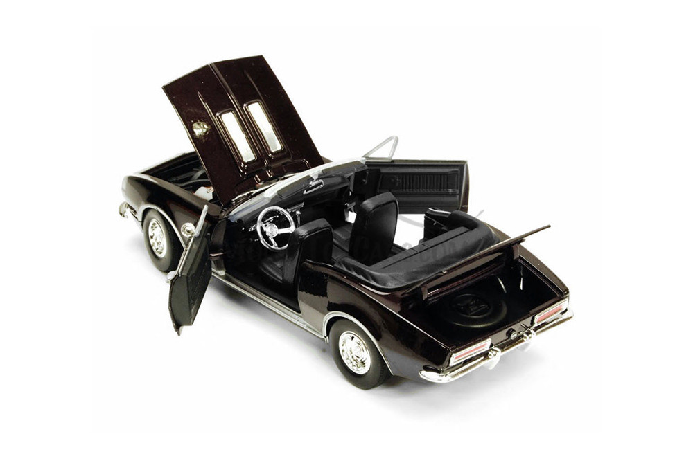 1967 Chevy Camaro SS Convertible, Deep Burgundy - Showcasts 77301BG - 1/24 Scale Diecast Car