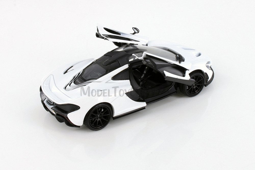 McLaren P1, White - Showcasts 71325WT - 1/24 Scale Diecast Model Toy Car