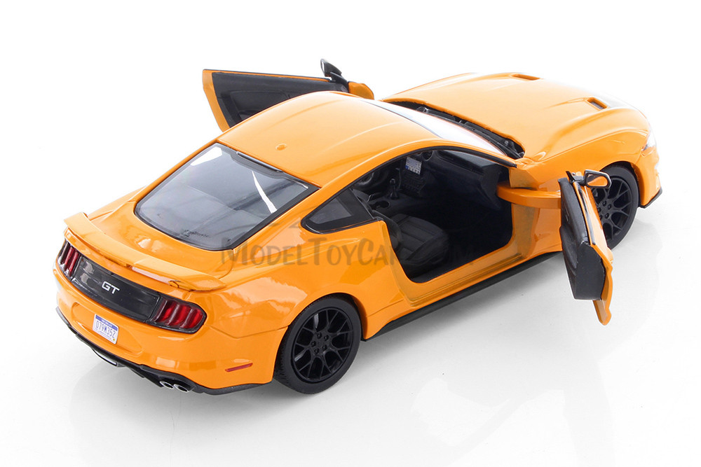 2018 Ford Mustang GT, Orange - Showcasts 71352OR - 1/24 Scale Diecast Model Toy Car