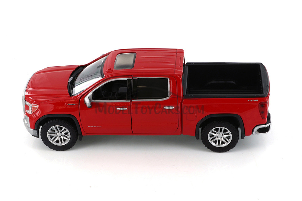 2019 GMC Sierra 1500 SLT Crew Cab, Red - Showcasts 71361R - 1/27 Scale Diecast Model Toy Car