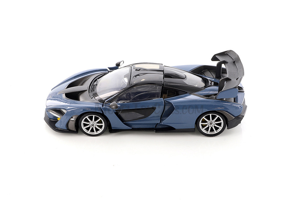 Showcasts McLaren Senna Hardtop Diecast Car Set - Box of 4 1/24 Scale Diecast Model Cars, Assorted Colors