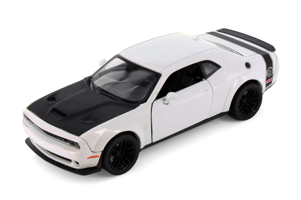 Showcasts 2018 Dodge Challenger SRT Hellcat Widebody Hardtop Diecast Car Set - Box of 4 1/24 Scale Diecast Model Cars, Assorted Colors