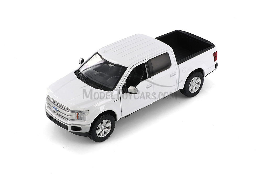 Showcasts 2019 Ford F-150 Crew Cab Pickup Truck Assortment Diecast Car Set - Box of 4 1/27 Scale Diecast Model Cars, Assorted Colors