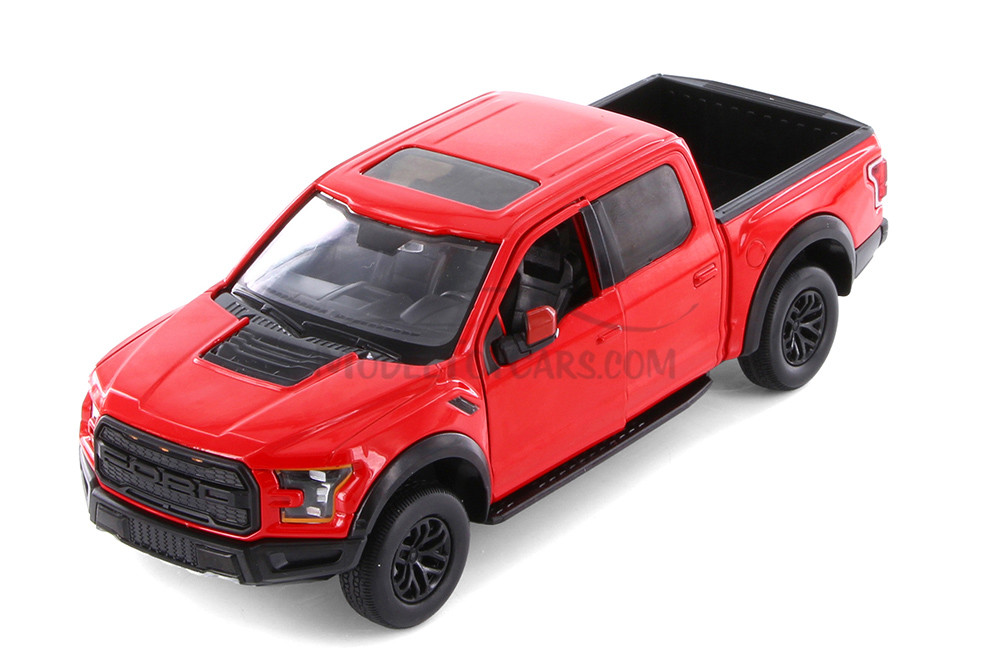 2017 Ford F-150 Raptor Pickup, Red - Showcasts® 71344D - 1/27 Scale Diecast Model Toy Car (1 car, no box)