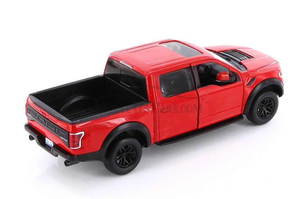 2017 Ford F-150 Raptor Pickup, Red - Showcasts 71344D - 1/27 Scale Diecast Model Toy Car (1 car, no box)