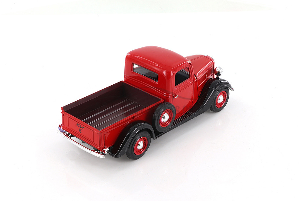 1937 Ford Pickup, Red - Showcasts 77233D - 1/24 Scale Diecast Model Toy Car (1 car, no box)