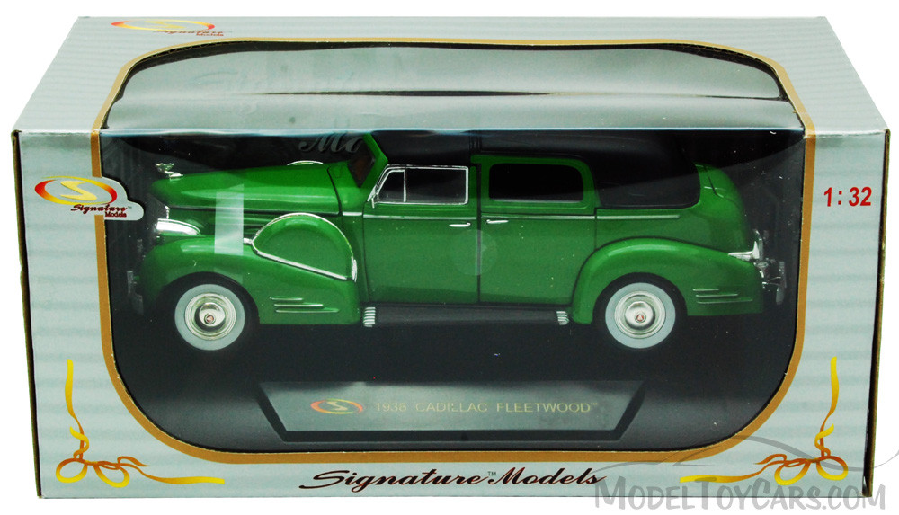 1938 Cadillac Fleetwood, Green - Signature Models 32340 - 1/32