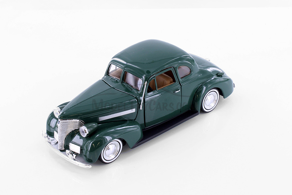 1939 Chevy Coupe , Green - Showcasts 77247D - 1/24 Scale Diecast
