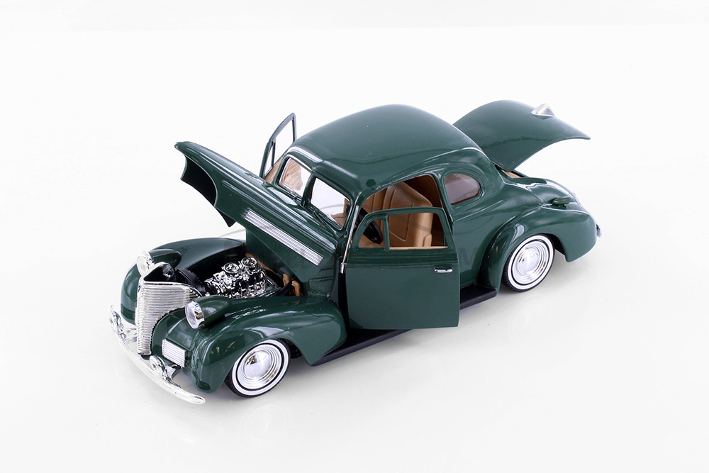 1939 Chevy Coupe , Green - Showcasts 77247D - 1/24 Scale Diecast Model Toy Car (1 car, no box)