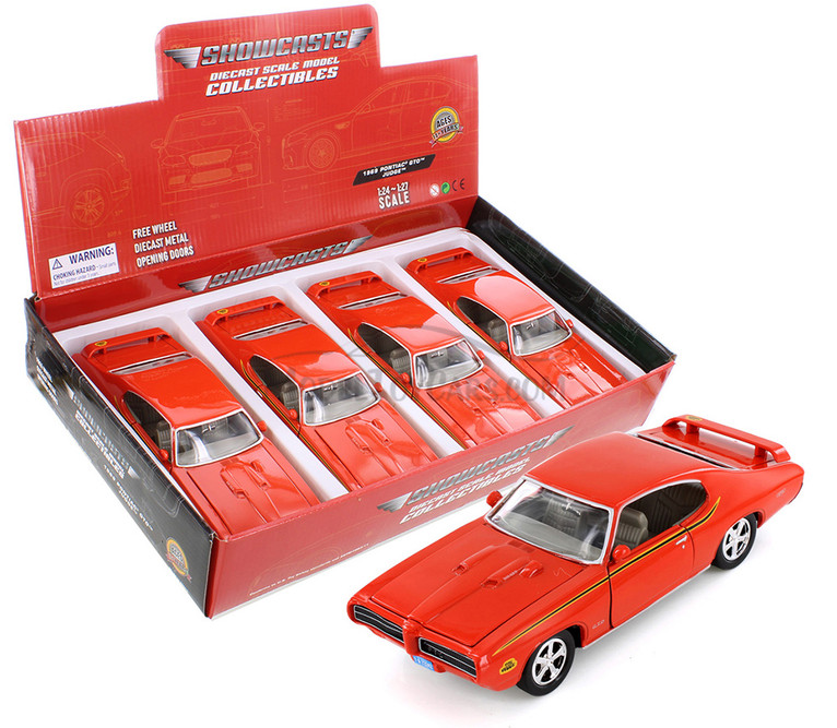 1969 Pontiac® GTO™ Judge™, Orange - Showcasts® 77242D - 1/24 Scale