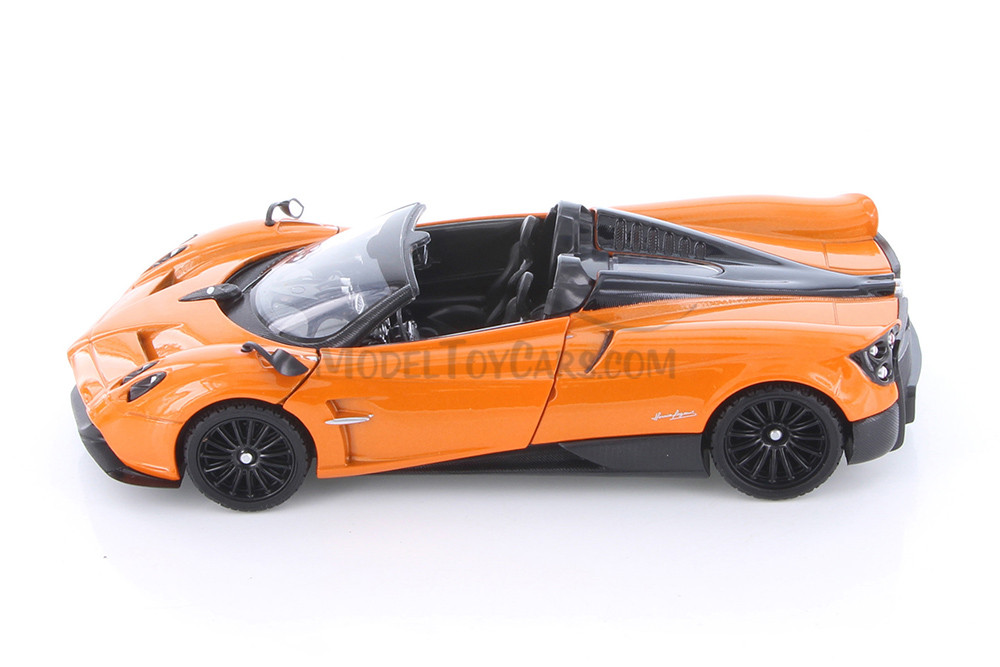 Pagani Huayra Roadster, Orange - Showcasts 71354D - 1/24 Scale Diecast Model Toy Car (1 car, no box)