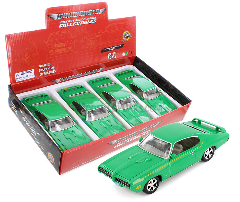 1969 Pontiac® GTO™ Judge™, Green - Showcasts® 77242D - 1/24 Scale