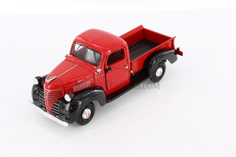 1941 Plymouth Pickup, Red - Showcasts 77278D - 1/24 Scale Diecast