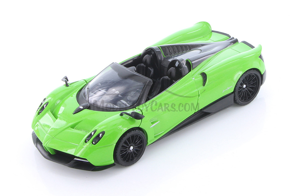 Pagani Huayra Roadster, Green - Showcasts 71354D - 1/24 Scale Diecast Model Toy Car (1 car, no box)