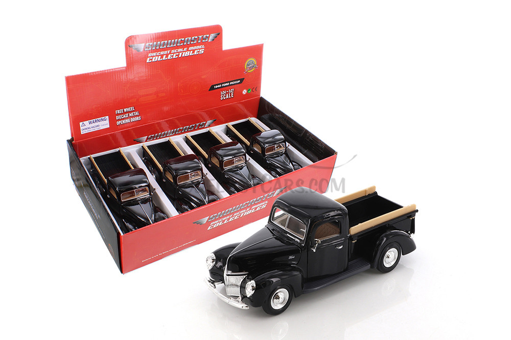 1940 Ford Pickup, Black - Showcasts 77234D - 1/24 Scale Diecast