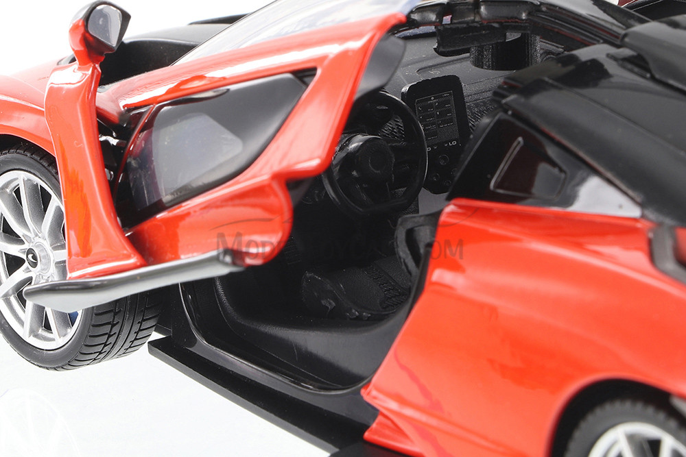 McLaren Senna, Orange - Showcasts 71355D - 1/24 Scale Diecast