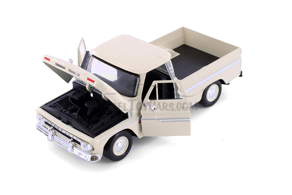 1966 Chevy C10 Pickup, Cream/Ivory - Showcasts 77355D - 1/24 Scale Diecast Model Toy Car (1 car, no box)