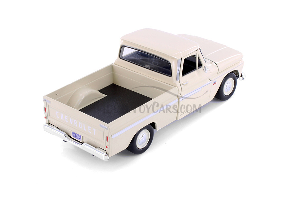 1966 Chevy C10 Pickup, Cream/Ivory - Showcasts 77355D - 1/24 Scale Diecast Model Toy Car (1 car, no box)