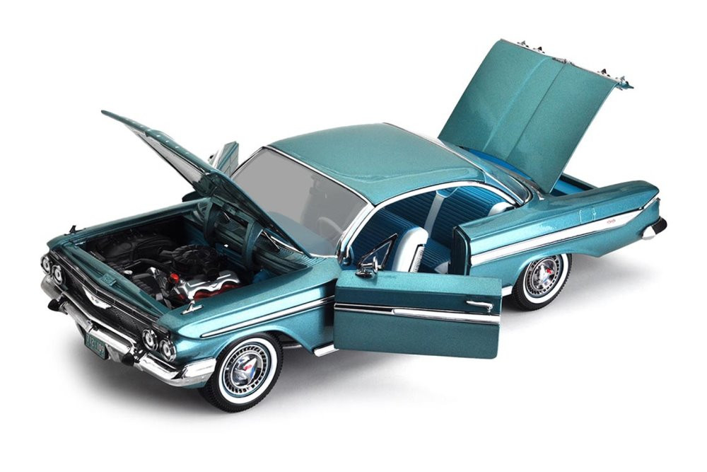 1961 Chevy Impala Sport Coupe, Turquoise - Sun Star SS2109