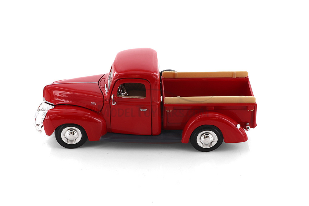 1940 Ford Pickup, Red - Showcasts 77234R - 1/24 Scale Diecast Model Toy Car