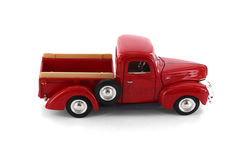 1940 Ford Pickup, Red - Showcasts 77234R - 1/24 Scale Diecast Model Toy Car