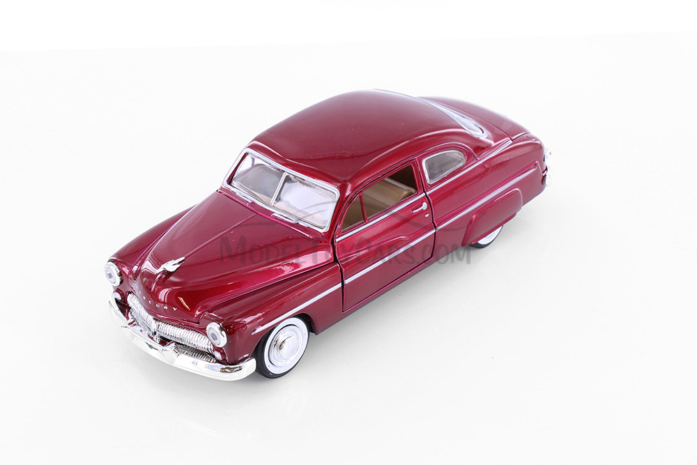 1949 Mercury Coupe, Red - Showcasts 77225R - 1/24 Scale Diecast Model Toy Car