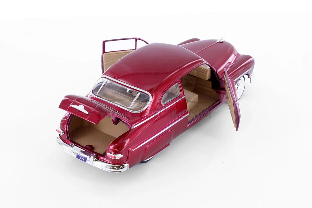 1949 Mercury Coupe, Red - Showcasts 77225R - 1/24 Scale Diecast Model Toy Car