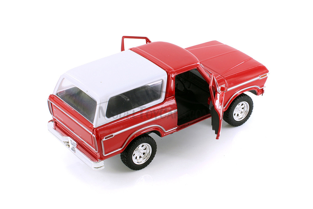 1978 Ford Bronco, Red - Showcasts 71373WR - 1/24 Scale Diecast Model Toy Car