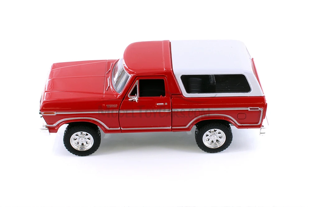 1978 Ford Bronco, Red - Showcasts 71373WR - 1/24 Scale Diecast Model Toy Car