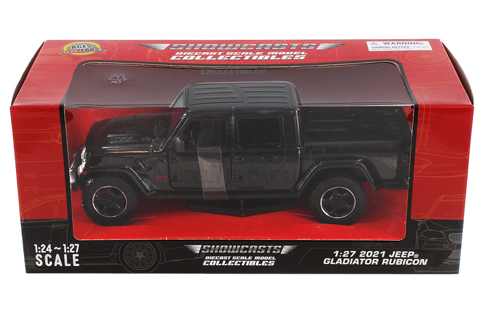 2021 Jeep Gladiator Rubicon Pickup, Black - Showcasts